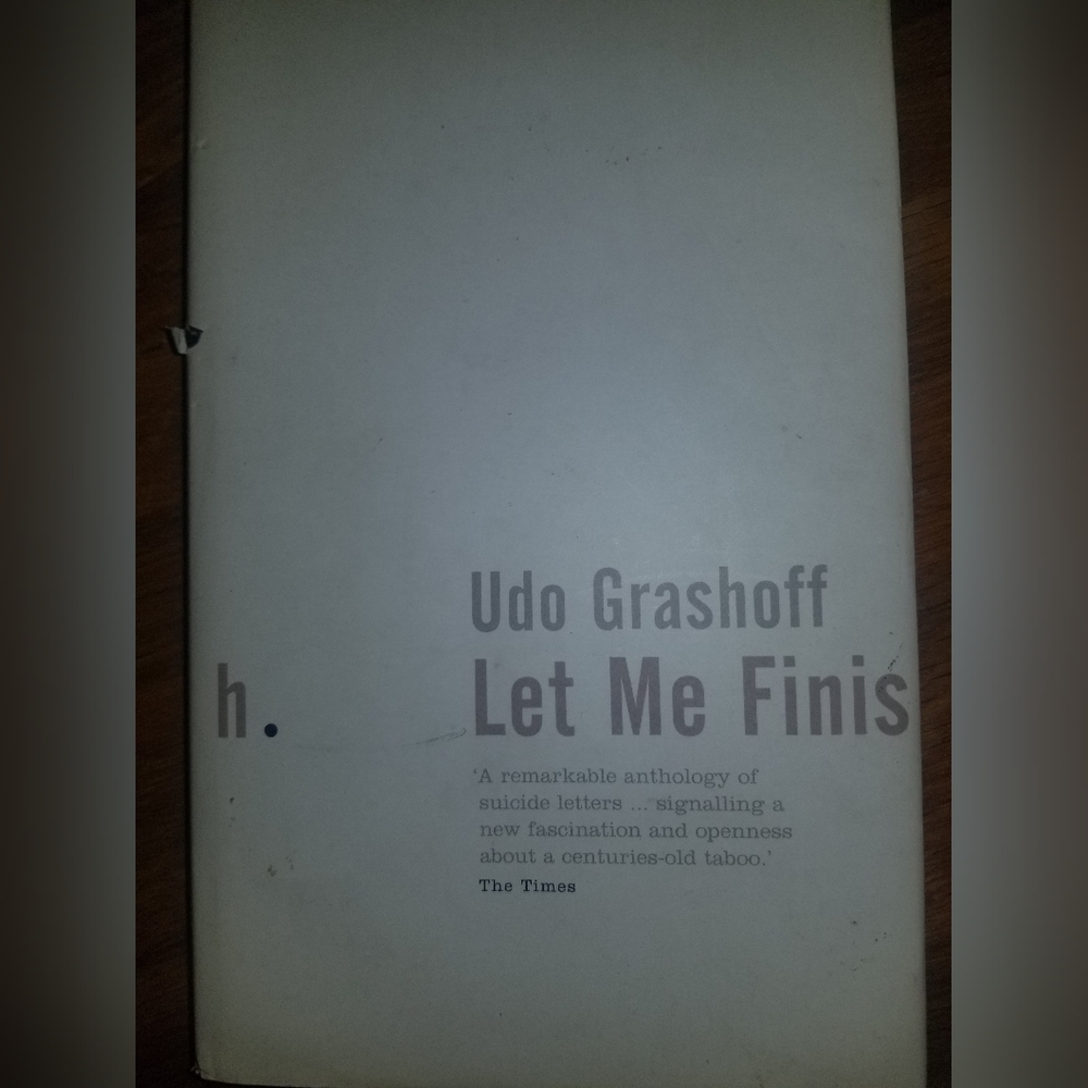 Suicide letters book